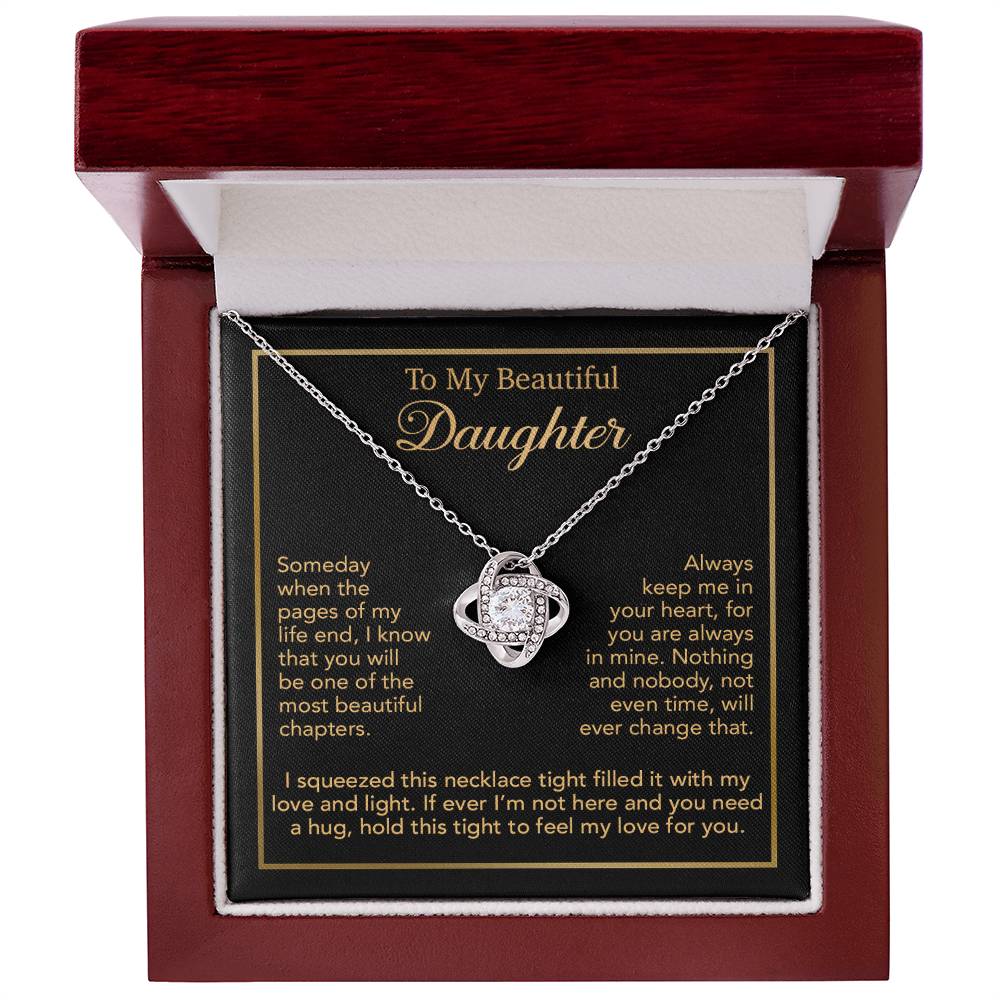 To My Daughter Necklace, Gift For Daughter From Dad, Daughter Father Necklace 14_11