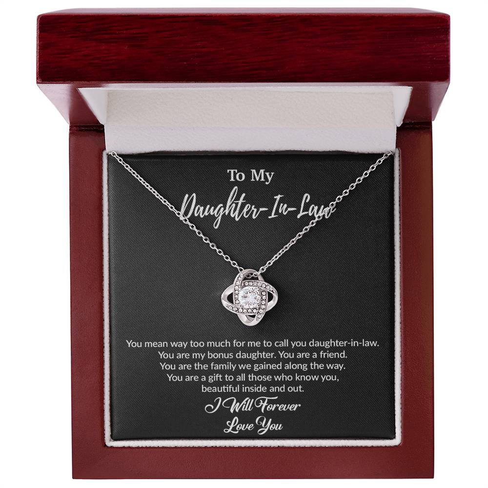 To My Daughter-In-Law Necklace, Gift For Daughter In Law, Daughter In Law Gift