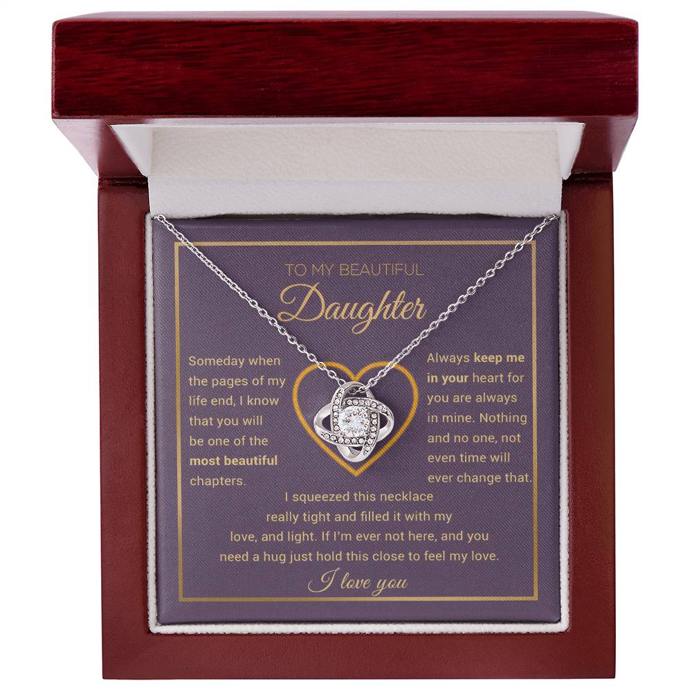 To My Daughter Necklace, Gift For Daughter From Dad, Daughter Father Necklace 30_11_Tim