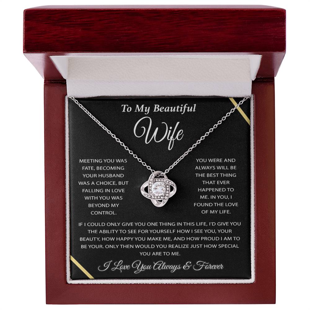 To My Wife Necklace, Wife Gift from Husband, Wife Birthday Gift, Christmas Gift 3_12