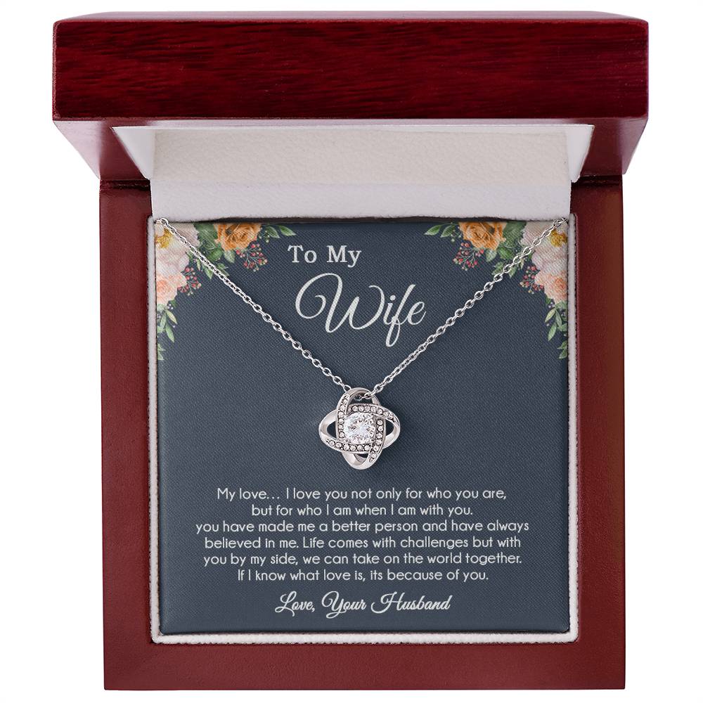 To My Wife Necklace, Wife Gift From Husband, Wife Husband Necklace, Christmas Gift 6_9