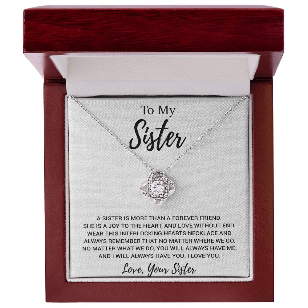 To My Sister Necklace, Brother to Sister, Birthday gift For Sister from Brother 19_2
