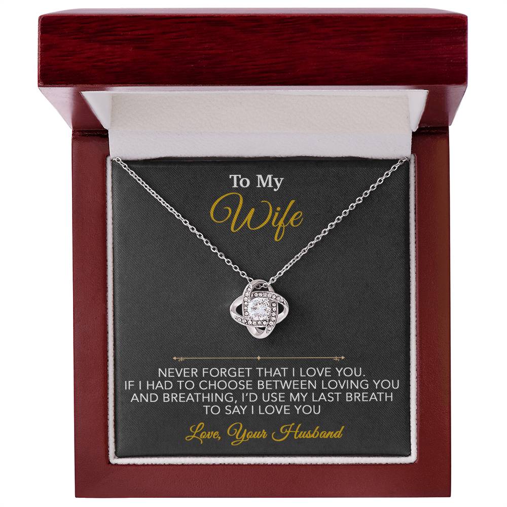 To My Wife Necklace, Wife Gift from Husband, Wife Birthday Gift, Christmas Gift 7_1