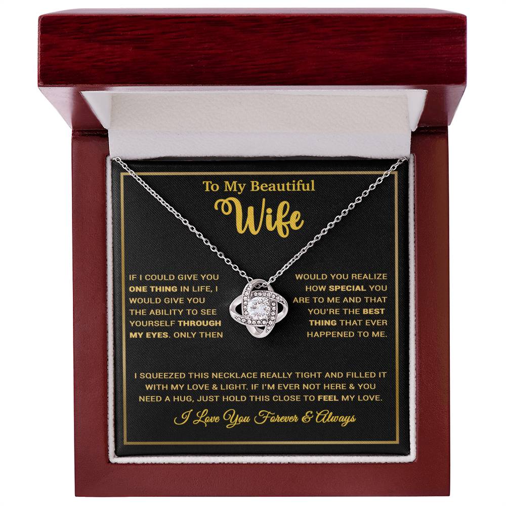 To My Wife Necklace, Gift For Wife, Anniversary Gift For Wife, Christmas Gift 30_11