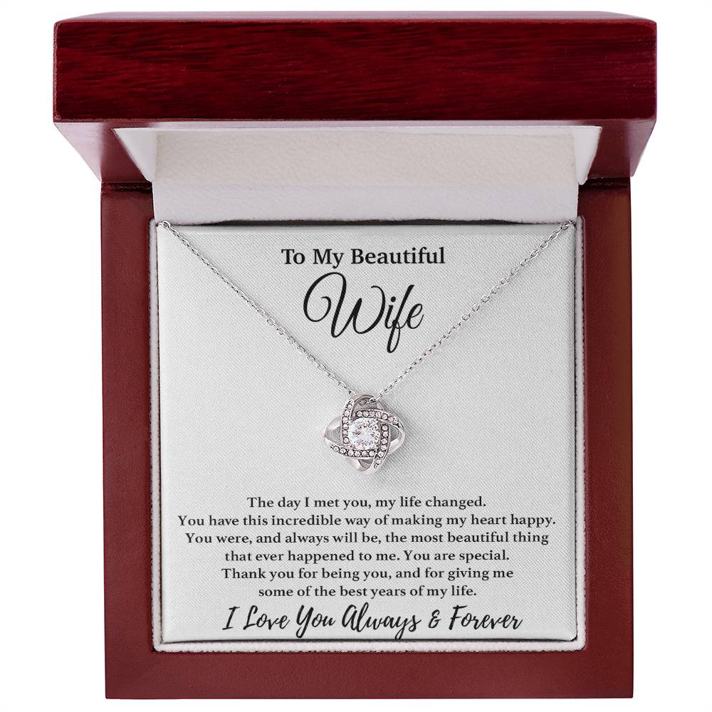 To My Wife Necklace, Gift From Husband, Anniversary Jewelry Gifts Wife 1_10