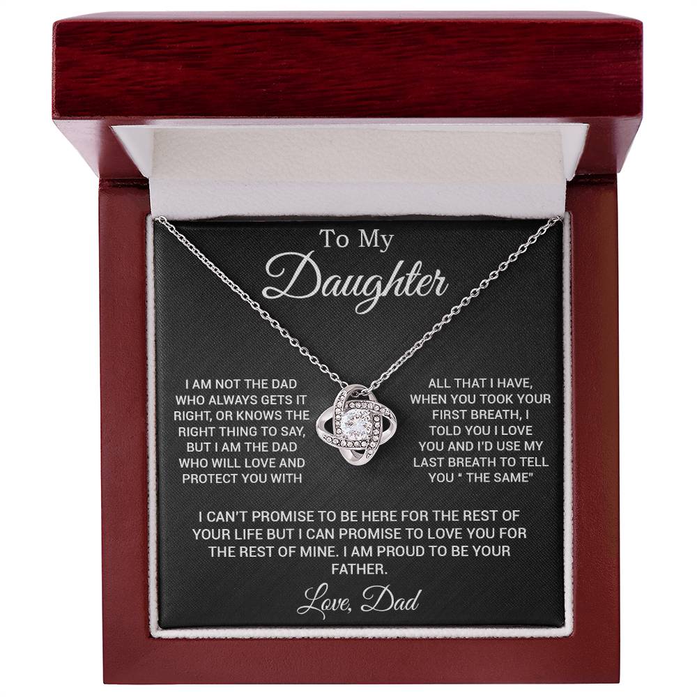 To My Daughter Gifts From Dad Hearts Necklace Father To Daughter Birthday Gift 3_3