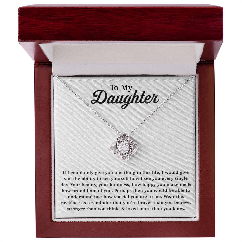 To My Daughter Necklace Gift From Dad, Daughter Gift, Father Daughter Necklace 22_11