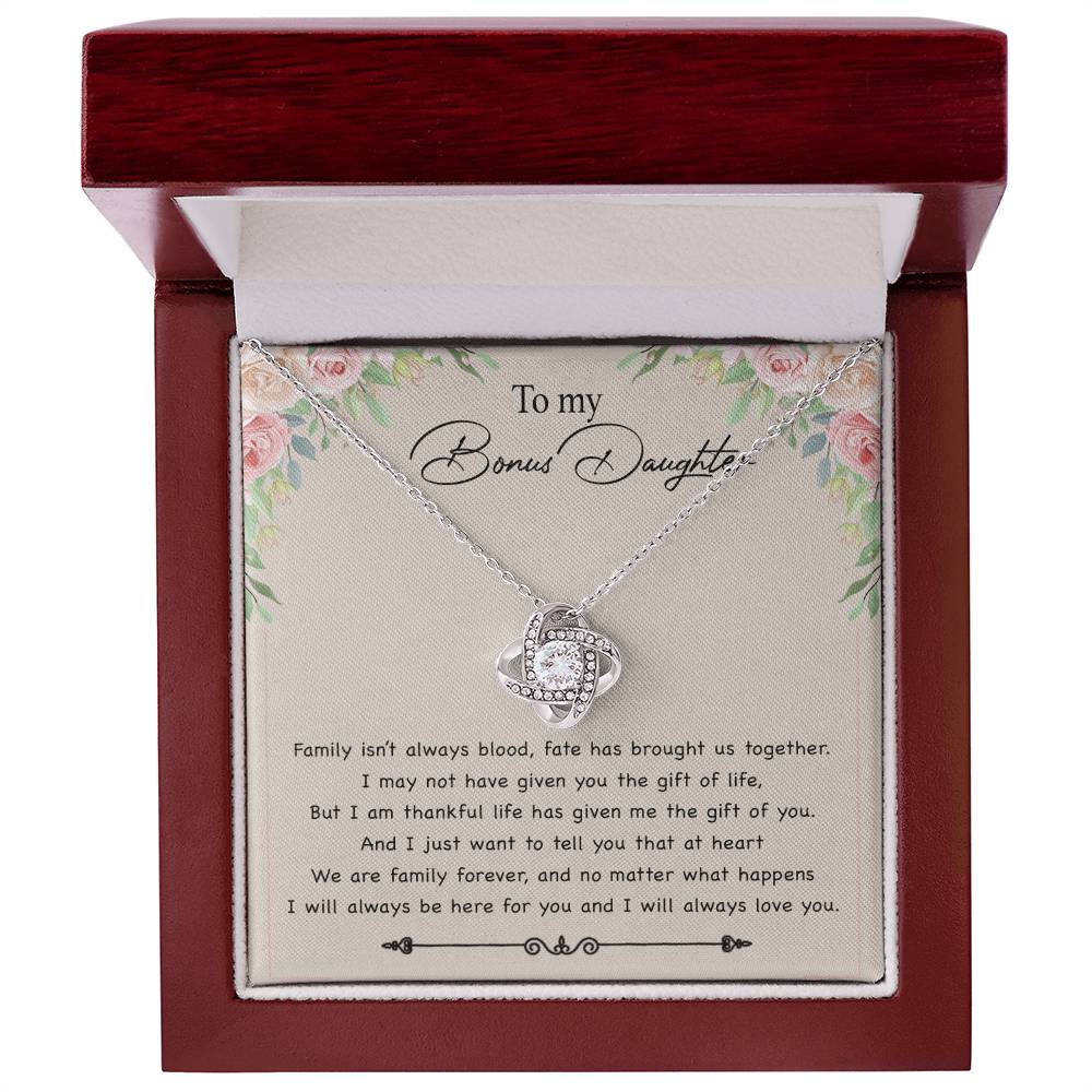 To my Bonus Daughter Necklace, Bonus Daughter, Step Daughter Gift 30_11