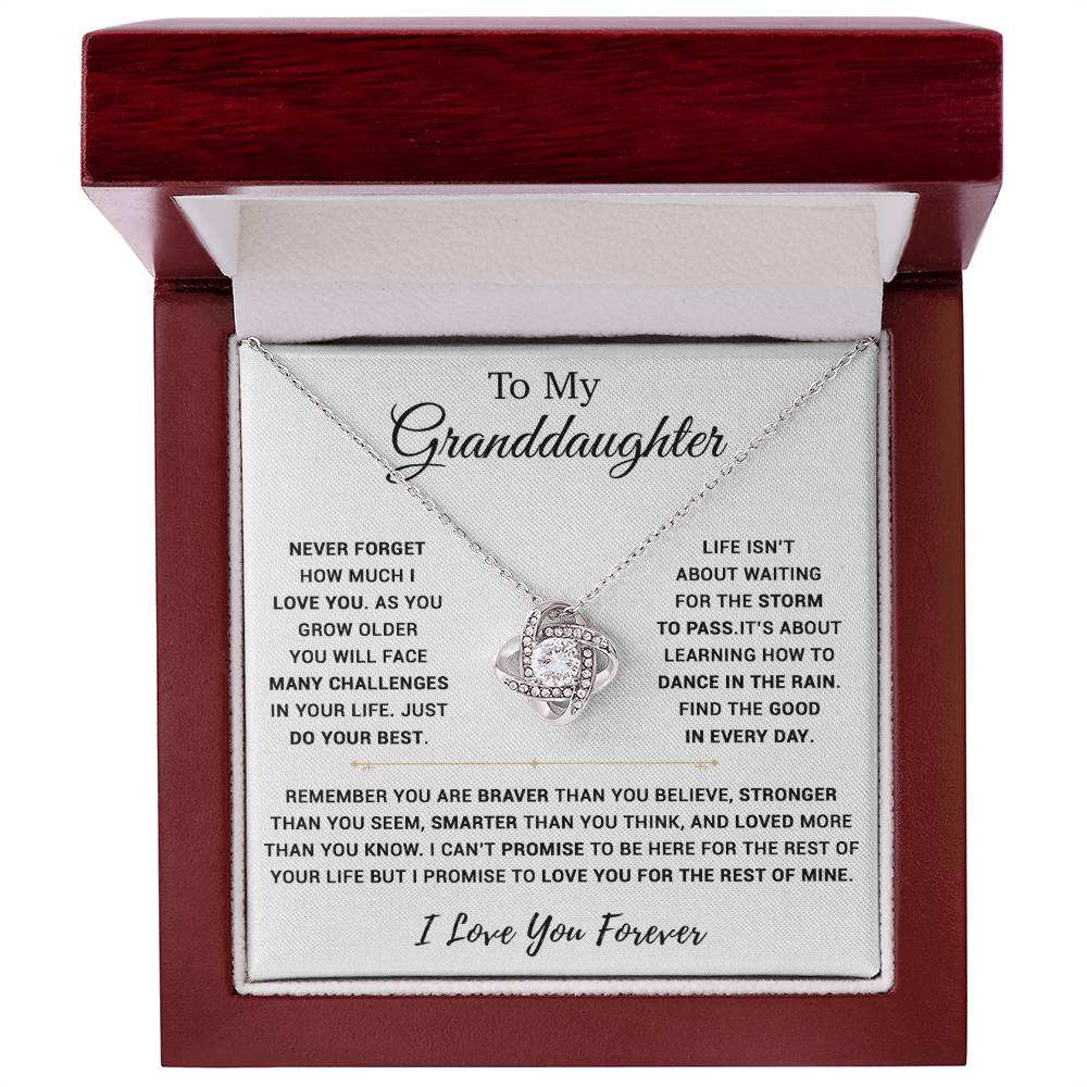 To My Granddaughter Necklace, Birthday Gift For Granddaughter, Birthday Gifts 16_11