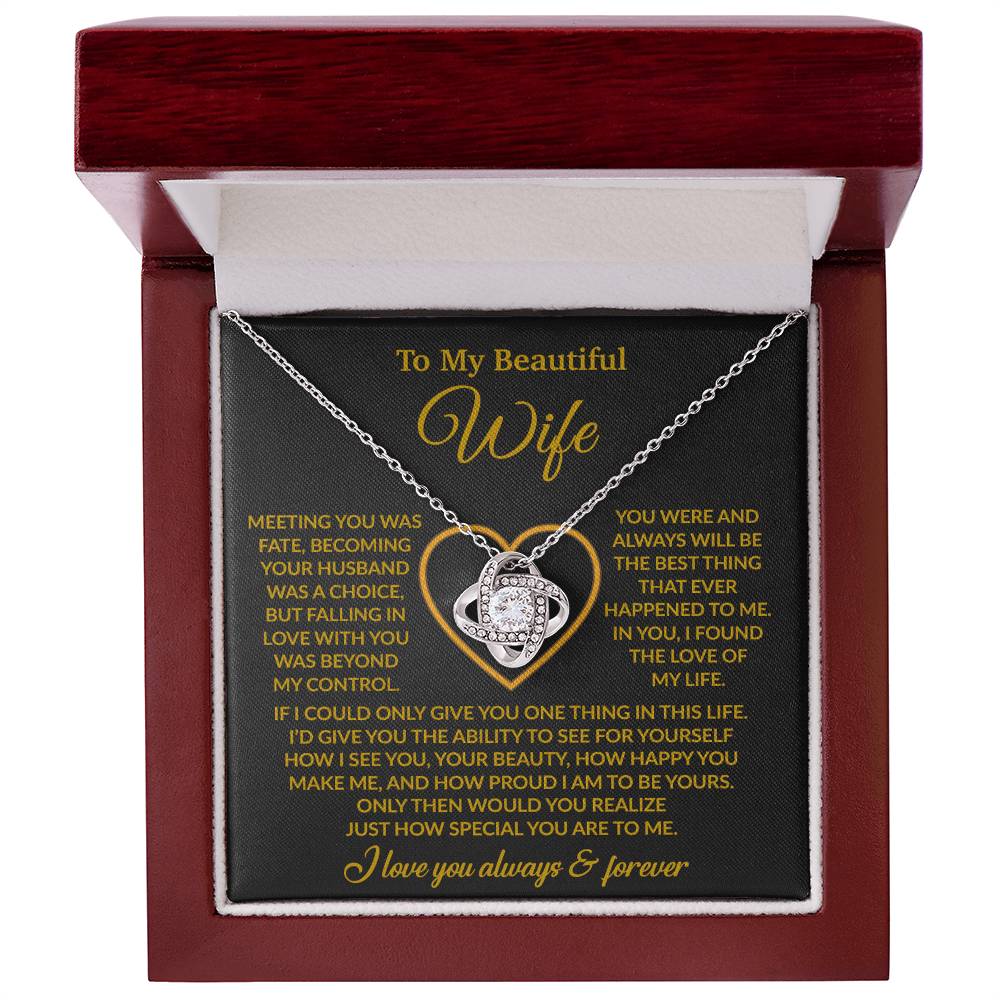 To My Wife Necklace, Wife Gift from Husband, Christmas Gift 27_11