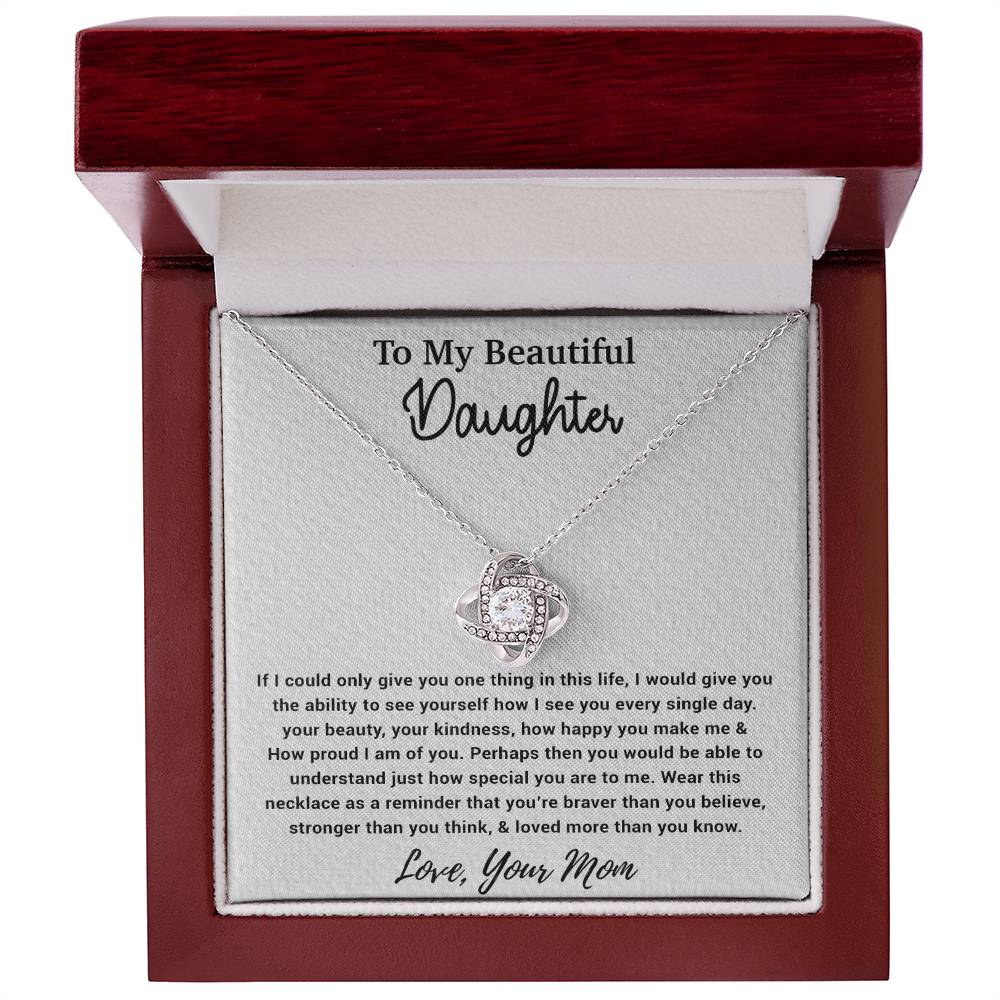 To My Daughter Necklace, Gift For Daughter From Mom, Birthday Gifts 4_10