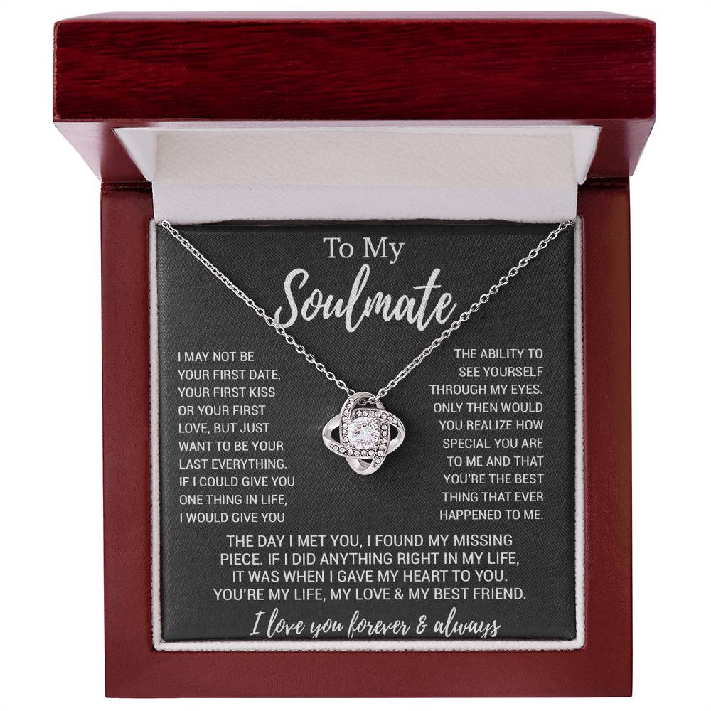 To My Soulmate Necklace, Birthday Gifts For Her, Christmas Gift For Soulmate 12_9