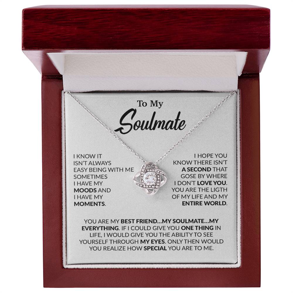 To My Soulmate Necklace, Soulmate Gift, Gift For Girlfriend, Christmas Gift 23_10_White