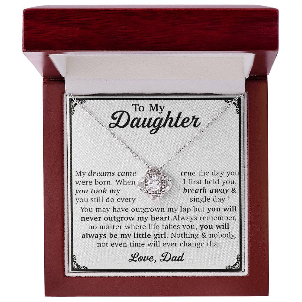 To My Daughter Necklace, Daughter Father Necklace, Daughter Gift From Dad 16_11