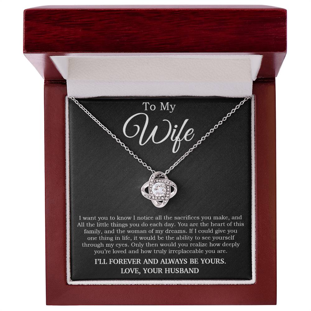 To My Wife Necklace, Mother's Day Gift from Husband, Wife Birthday Gift 29_5