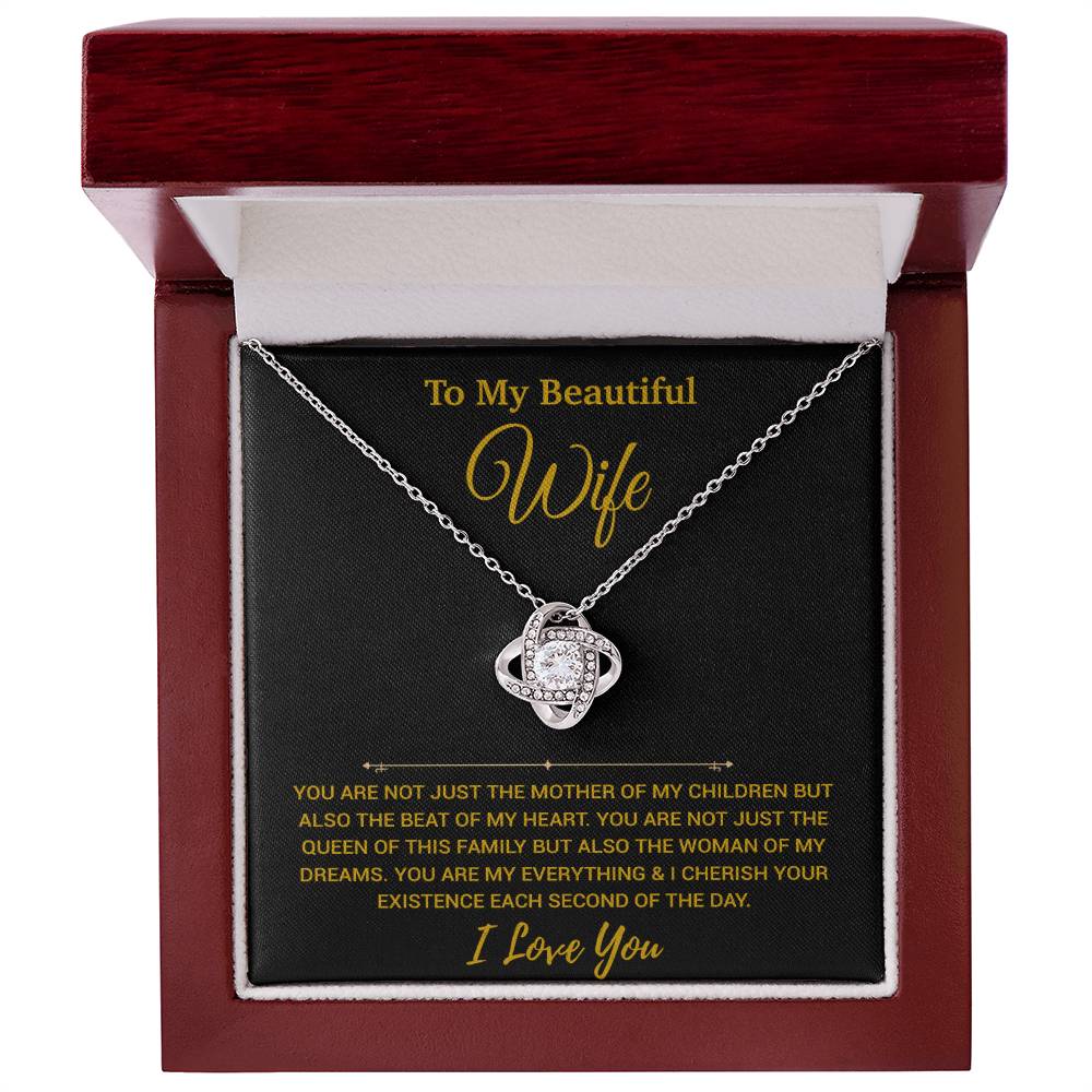 To My Wife Necklace, Christmas Gifts For Women, Anniversary Gift For Wife 20_11_Gold
