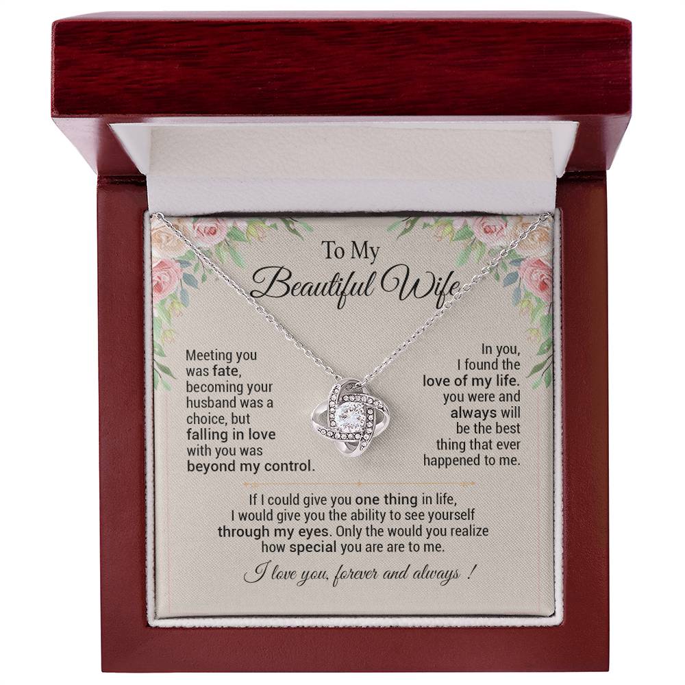 To My Wife Necklace, Anniversary Gift For Wife, Christmas Gifts