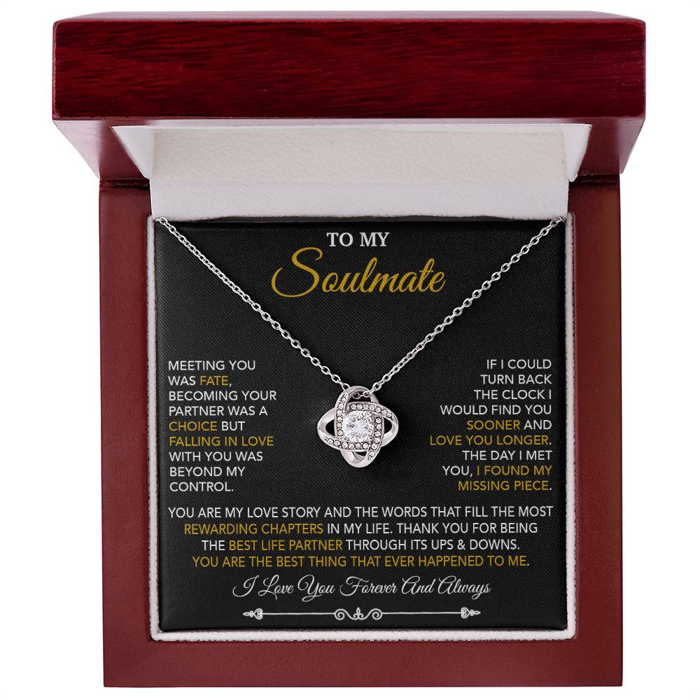 To My Soulmate Necklace, Soulmate Gift, Gift For Girlfriend, Christmas Gift 15_10