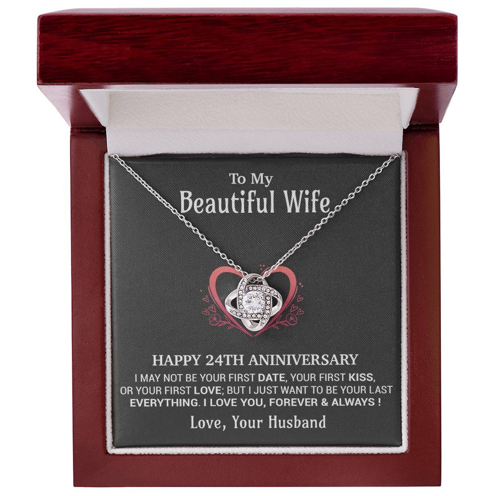 24th Anniversary Gift For Wife, 24 Year Anniversary Gifts, 24th Wedding Anniversary Gift Ideas_Blue 25_10