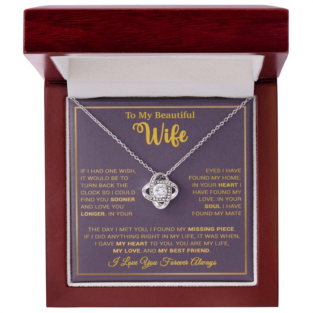 To My Wife Necklace, Gift For Wife, Anniversary Gift For Wife, Christmas Gift 27_9_Tim