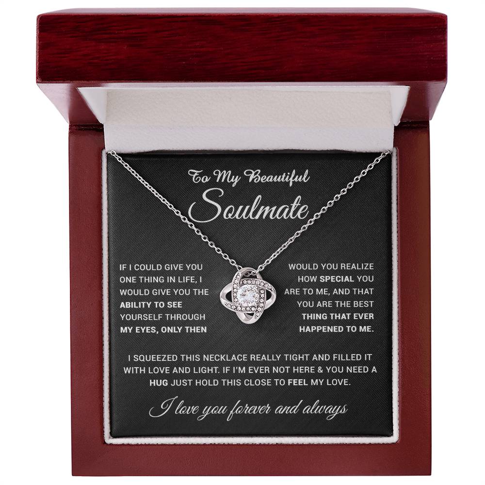To My Soulmate Necklace, Gift For Soulmate, Anniversary Gift, Birthday Gift 25_4