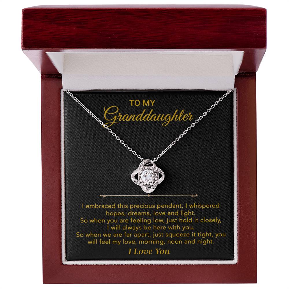 To My Granddaughter Necklace, Granddaughter Gift from Grandpa, Christmas Gift 30_5