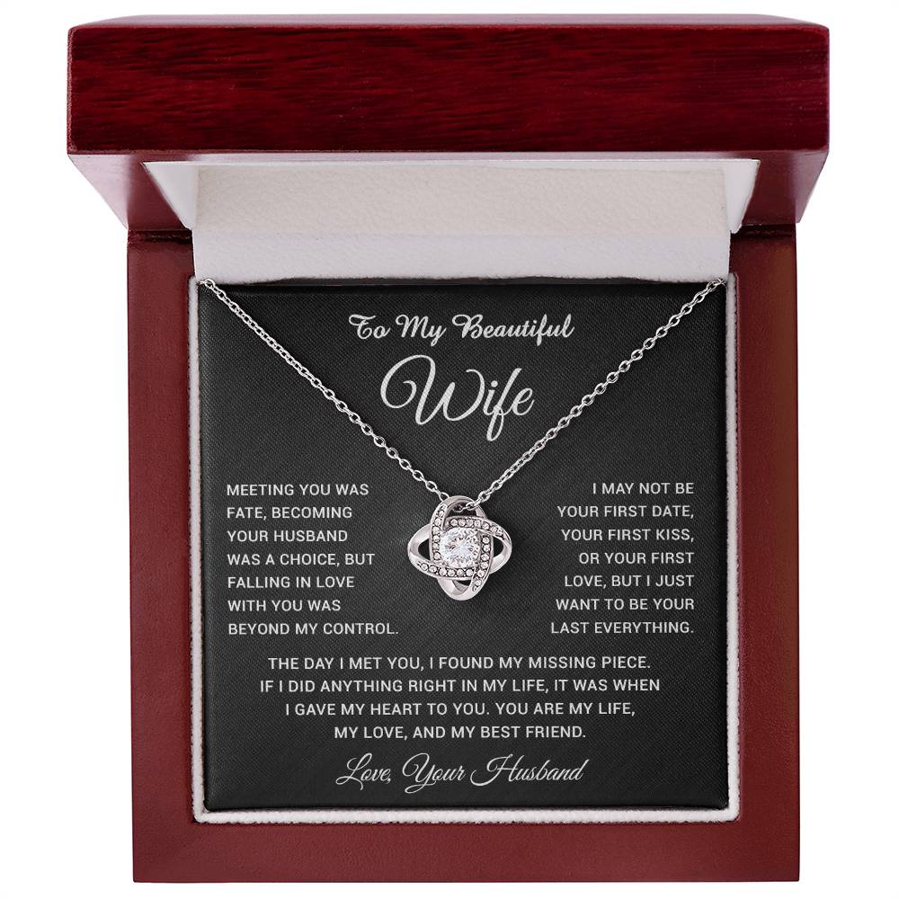 To My Wife Necklace, Gift For Wife, Anniversary Gift For Wife, Necklace For Wife 3_5