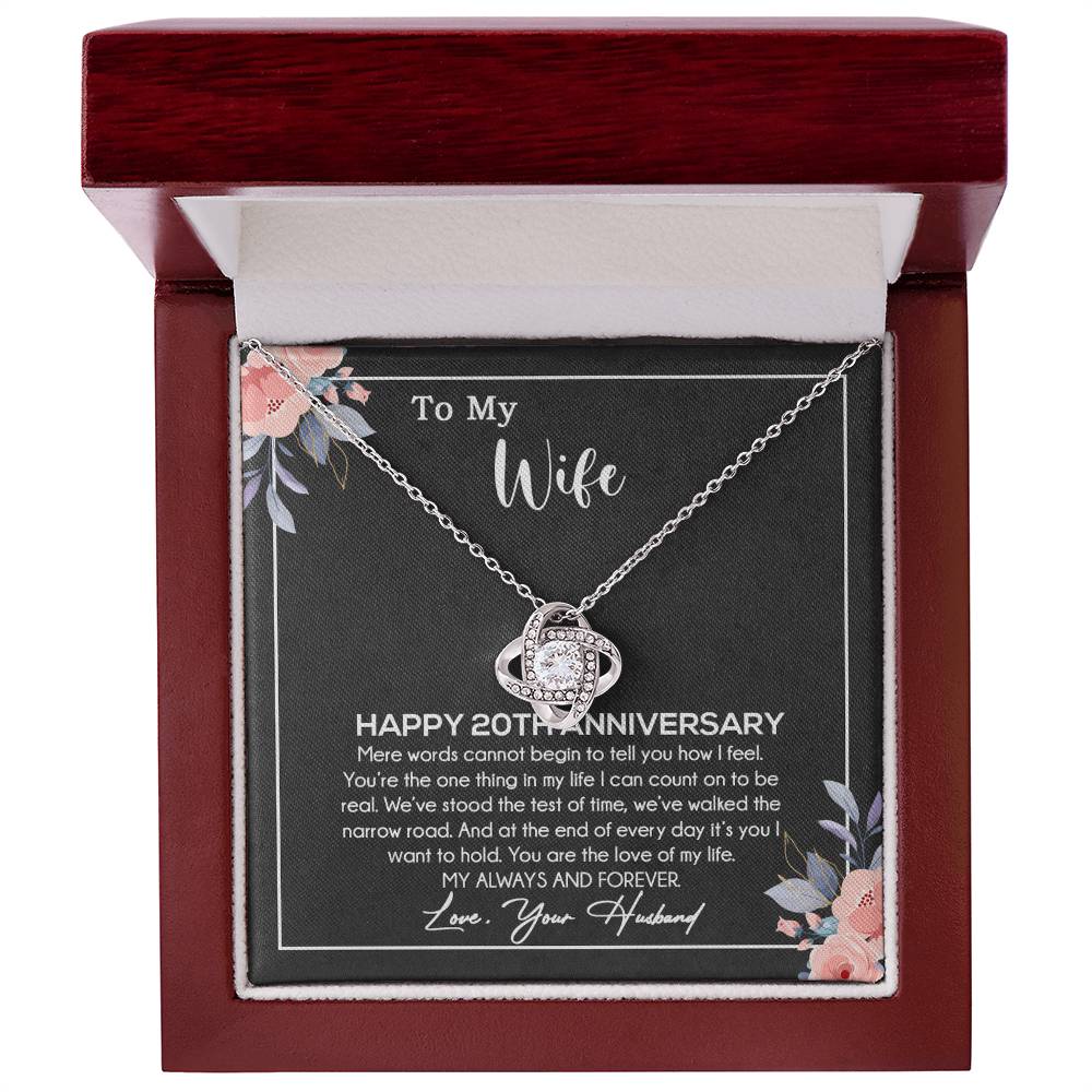 20th Anniversary Gift For Wife Necklace, 20 Year Anniversary, 20th Wedding Gift _30_10