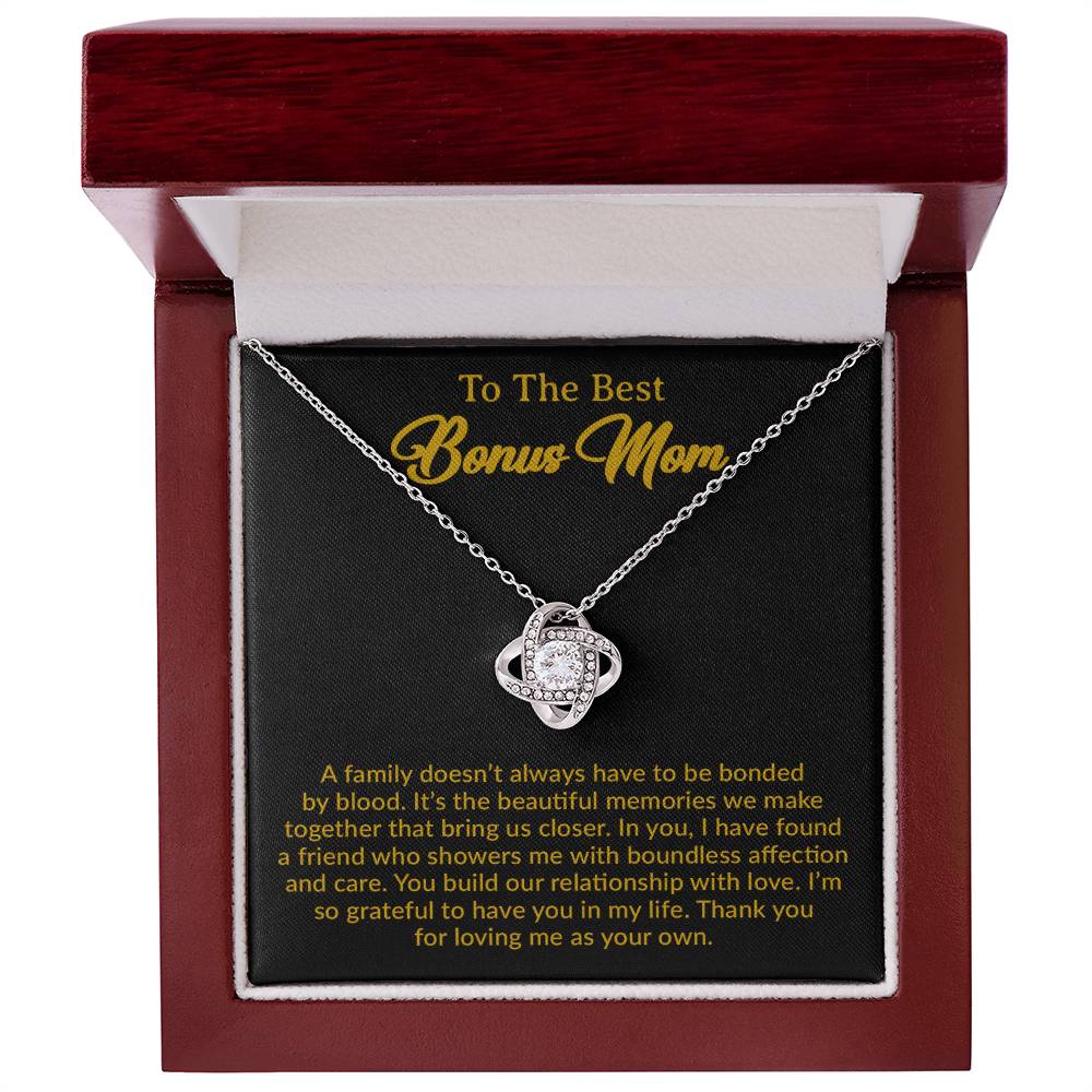 To My Bonus Mom Necklace from Daughter Son, Step Mom Gift, Mother's Day 10_12