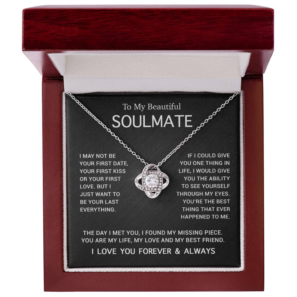 To My Soulmate Necklace, Gift For Soulmate, Anniversary Gift, Birthday Gift 3_5