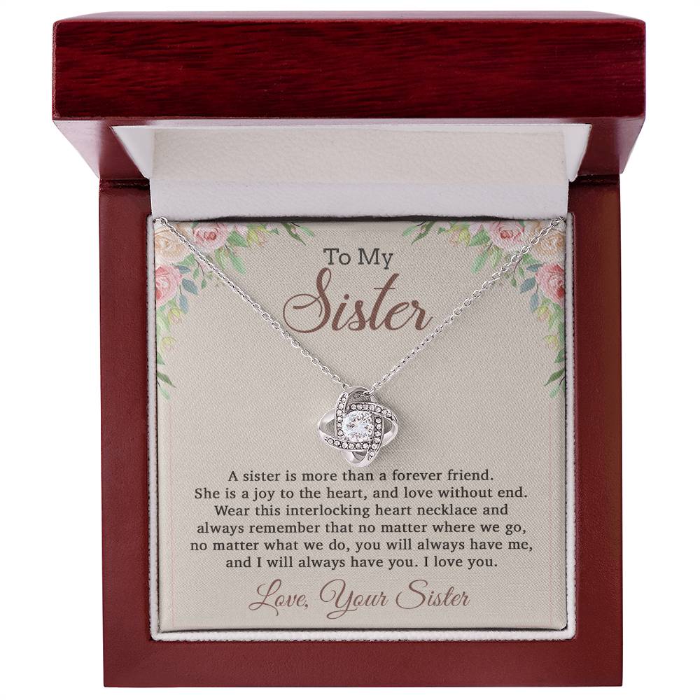 To My Sister Necklace, Brother to Sister, Birthday gift For Sister from Brother 12_8