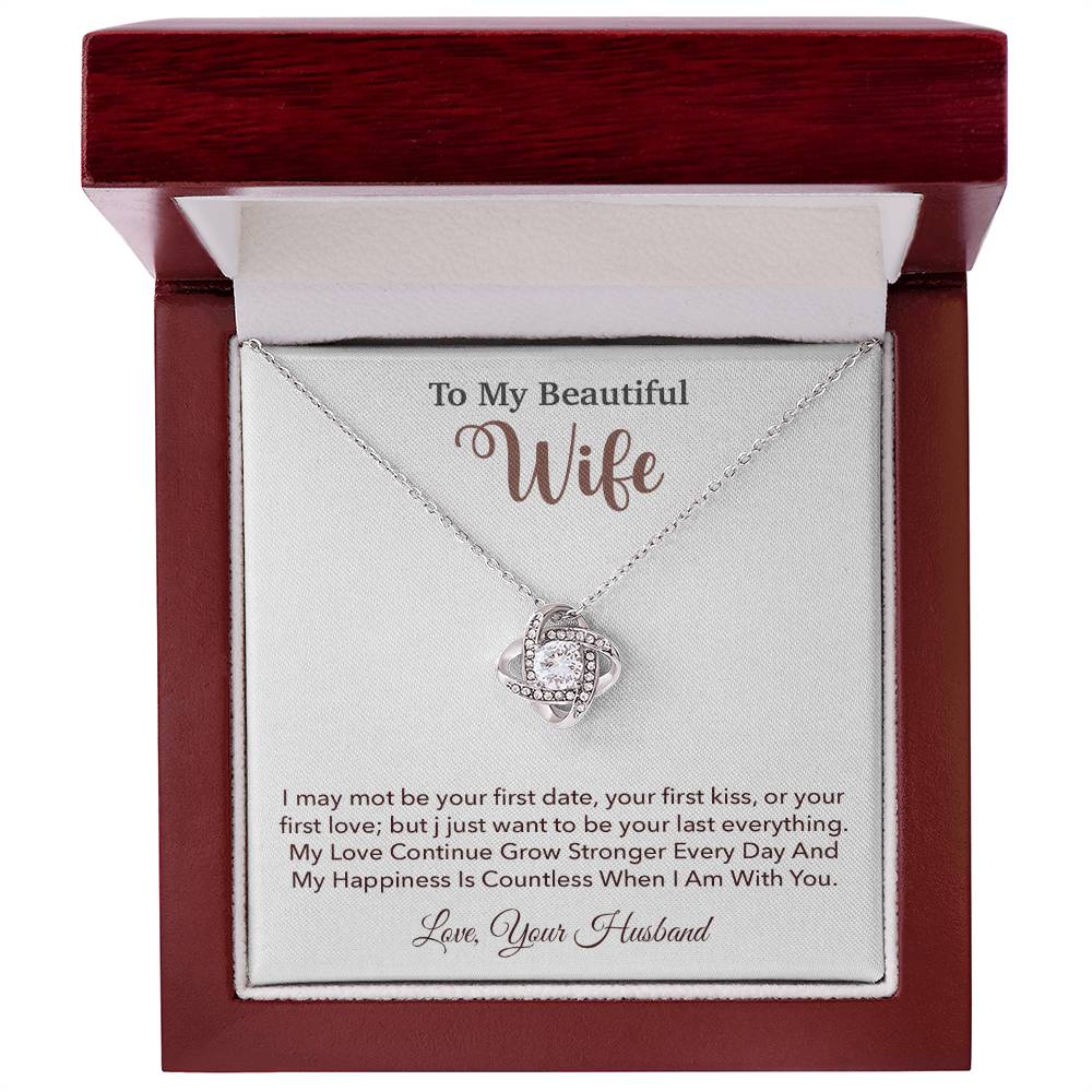 To My Wife Necklace, Wife Gift From Husband, Wife Husband Necklace, Christmas Gift 5_10