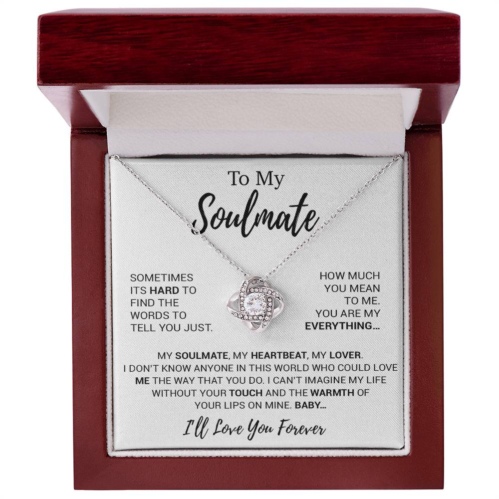 To My Soulmate Necklace, Soulmate Gift, Soulmate Jewelry Anniversary 16_8
