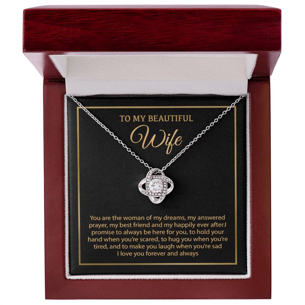 To My Wife Necklace, Christmas Gifts For Women, Anniversary Gift For Wife 19_12_Gold