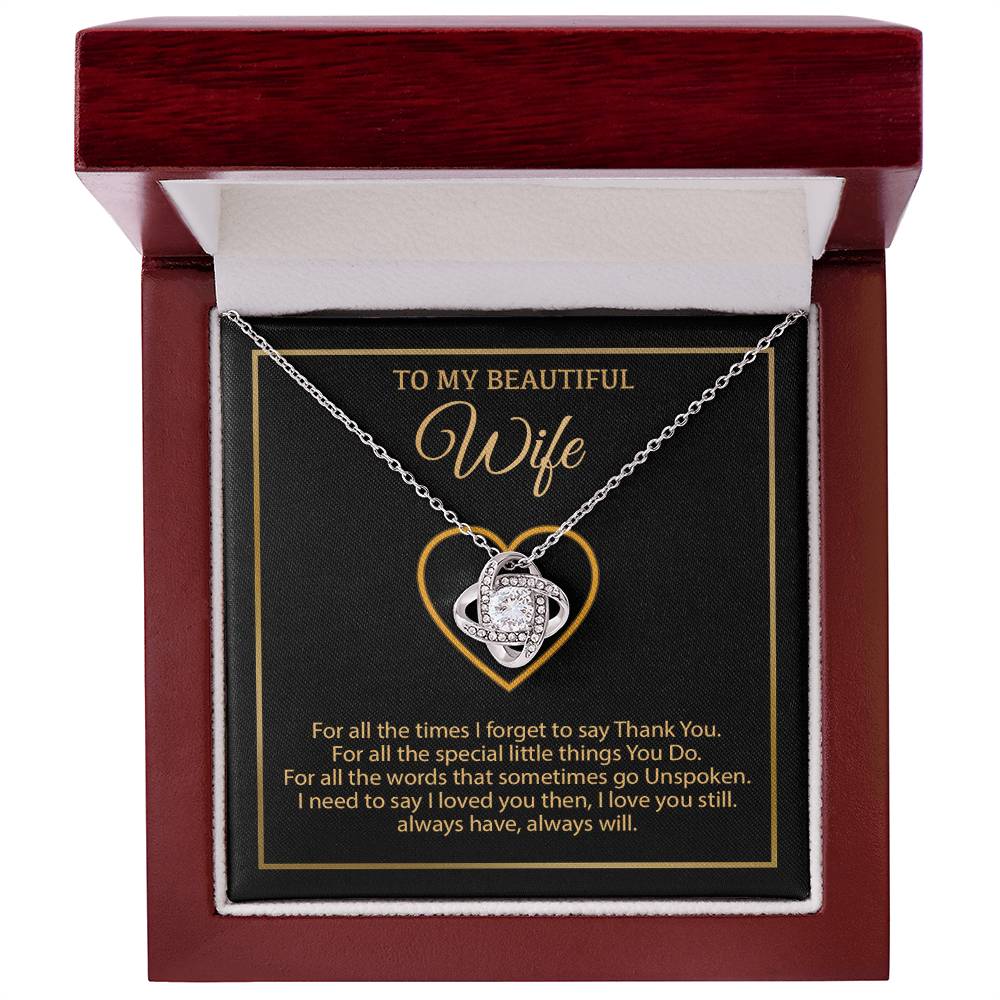 To My Wife Necklace, Gift For Wife, Anniversary Gift For Wife, Necklace For Wife 1_1