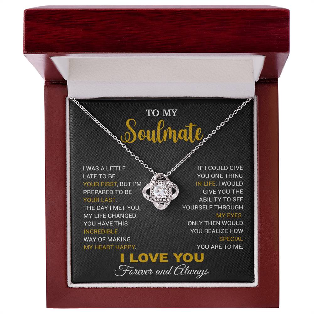 To My Soulmate Necklace, Gift For Wife Girlfriend From Husband, Christmas Gift 14_9