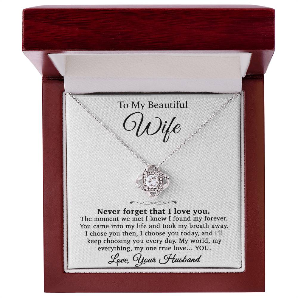 To My Wife Necklace, Gift For Wife, Anniversary Gift For Wife, Christmas Gifts 1_4