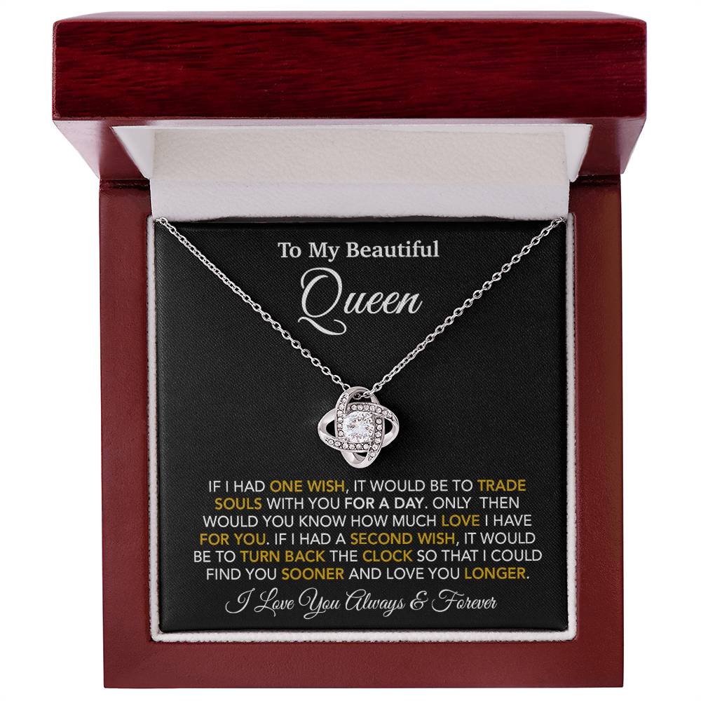 To My Queen Necklace, Anniversary Gift For Wife, Girlfriend Necklace, Birthday Gift For Wife_24_1