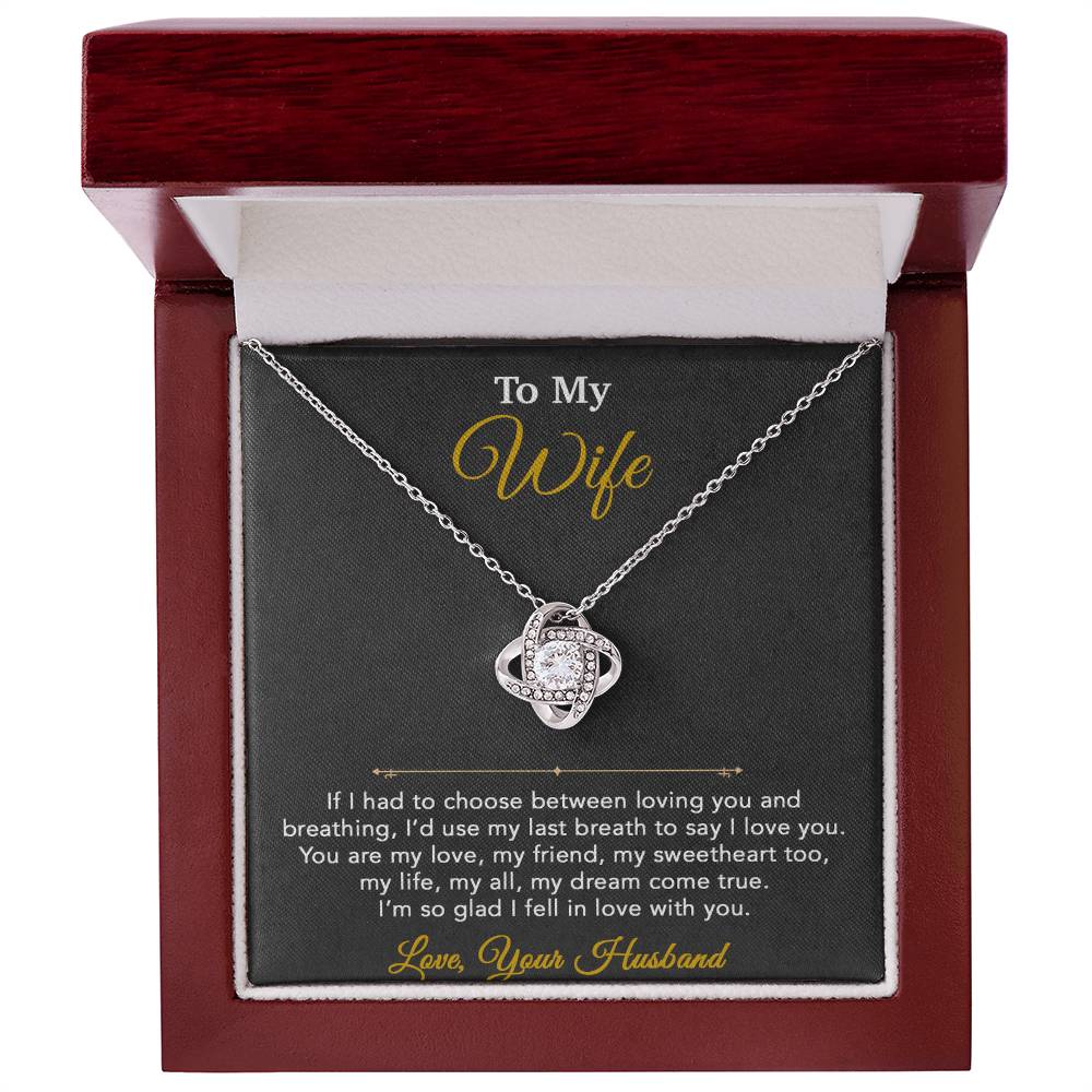 To My Wife Necklace, Wife Gift from Husband, Wife Birthday Gift, Christmas Gift 6_1