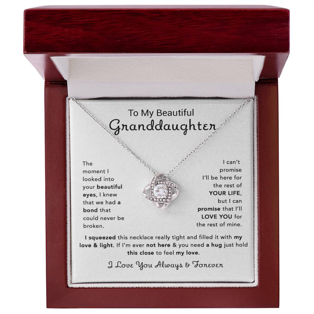 To My Granddaughter Necklace, Birthday Gift For Granddaughter, Birthday Gifts 13_12