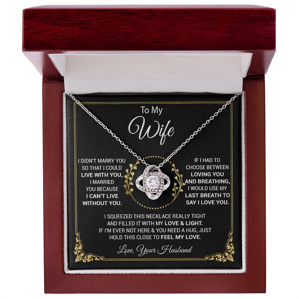 To My Wife Necklace, Wife Gift From Husband, Wife Husband, Christmas Gift