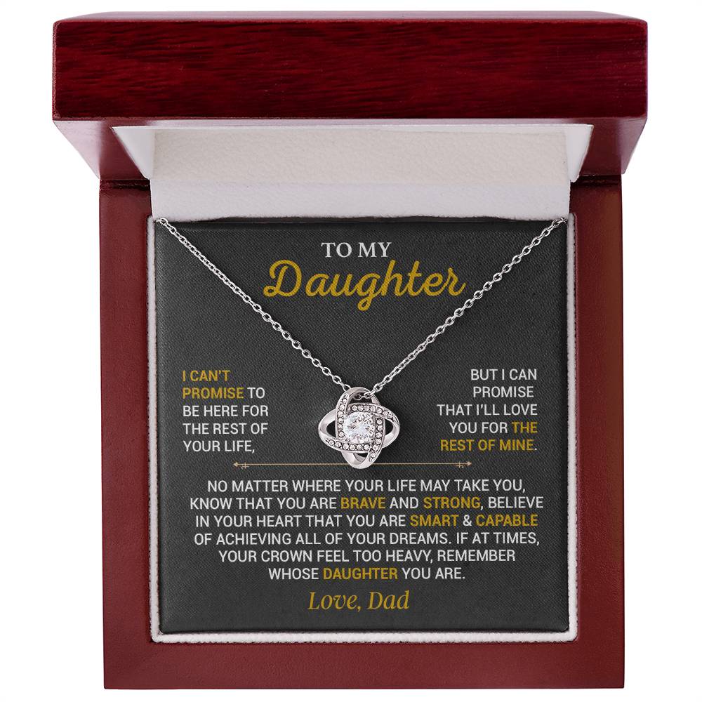 To My Daughter Necklace, Gift for Daughter from Dad,Daughter Father Necklace 7_10