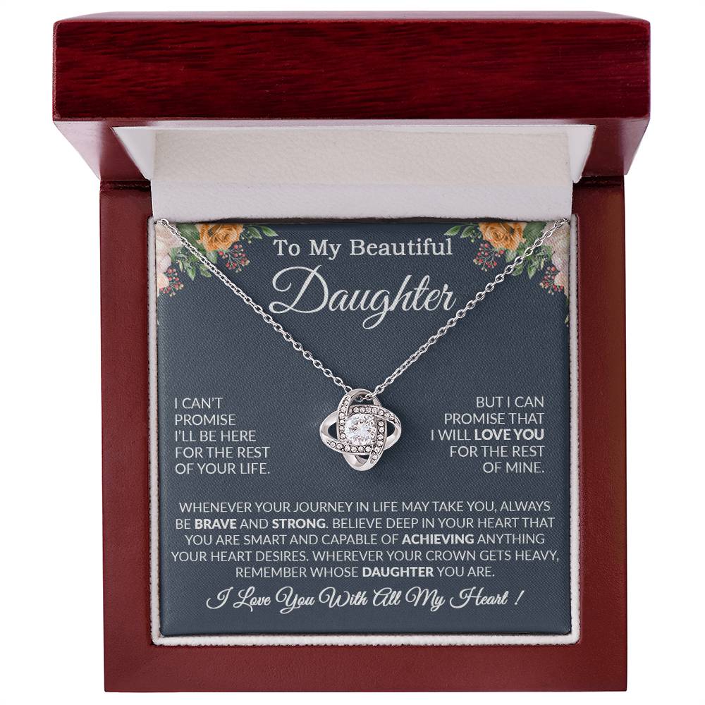 To My Daughter Necklace Gift From Dad, Daughter Gift, Father Daughter Necklace 14_9