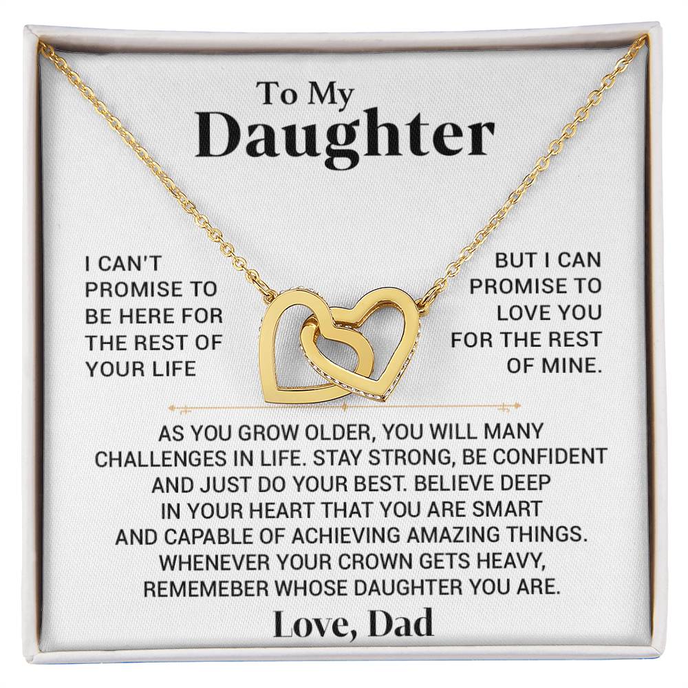 To My Daughter Necklace, Daughter Gift, Gift From Dad, Gift For Her 1111