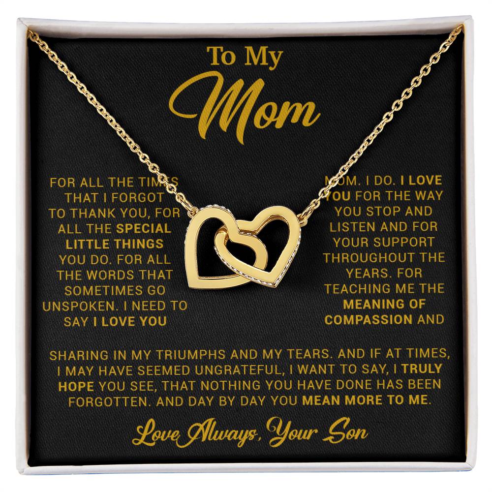 To My Mom Gift for Mother from Son From Daughter Mom Birthday Gift, Mothers Day_ 3_4_Gold
