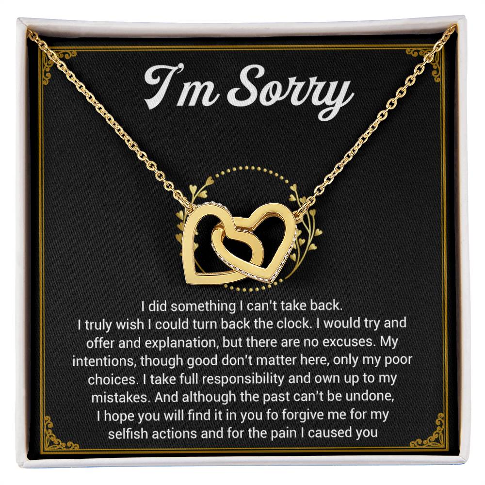 I'm Sorry Necklace Gifts, Apology Gifts For Her, Forgiveness Gift, Wife Gift