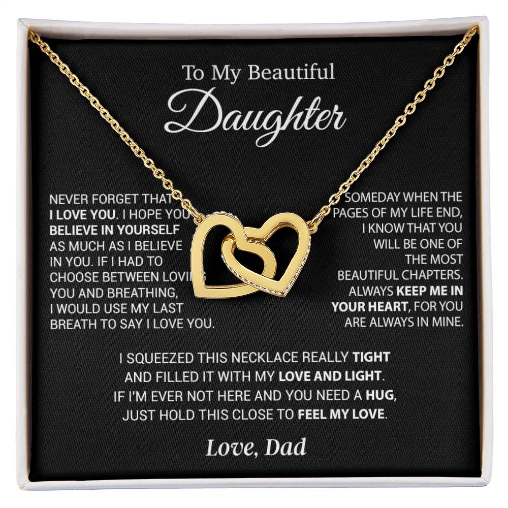 To My Daughter Necklace, Daughter Father Necklace, Daughter Gift From Dad 6_9