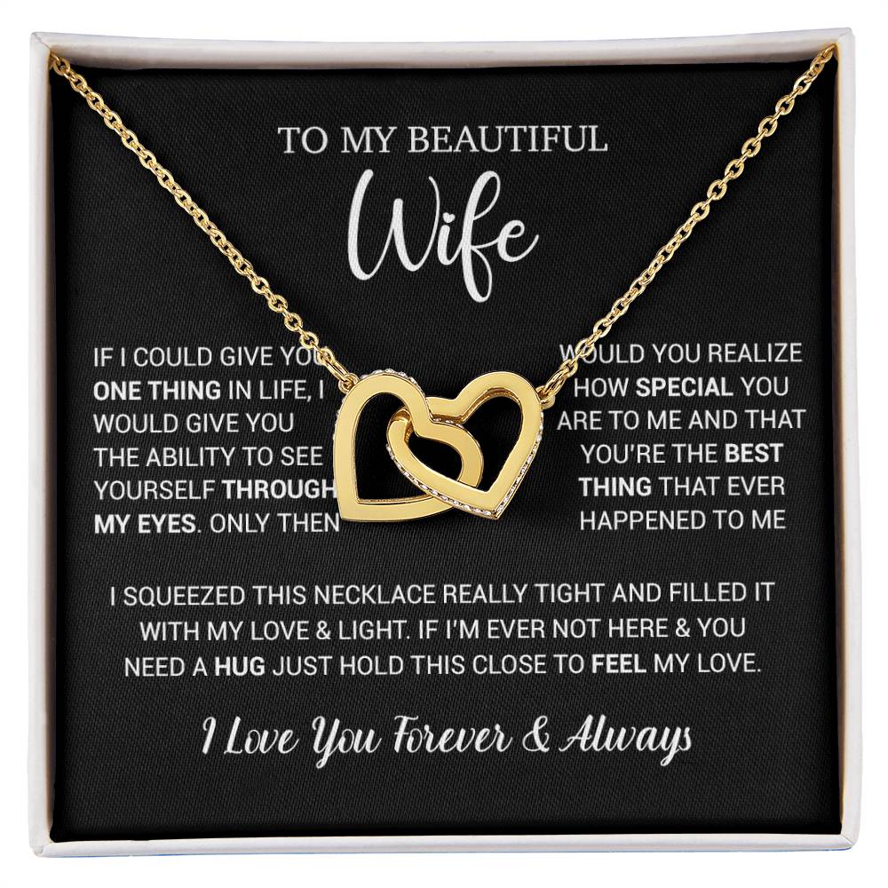 To My Wife Necklace Gift, Birthday Gifts For Wife, Anniversary Gift For Her