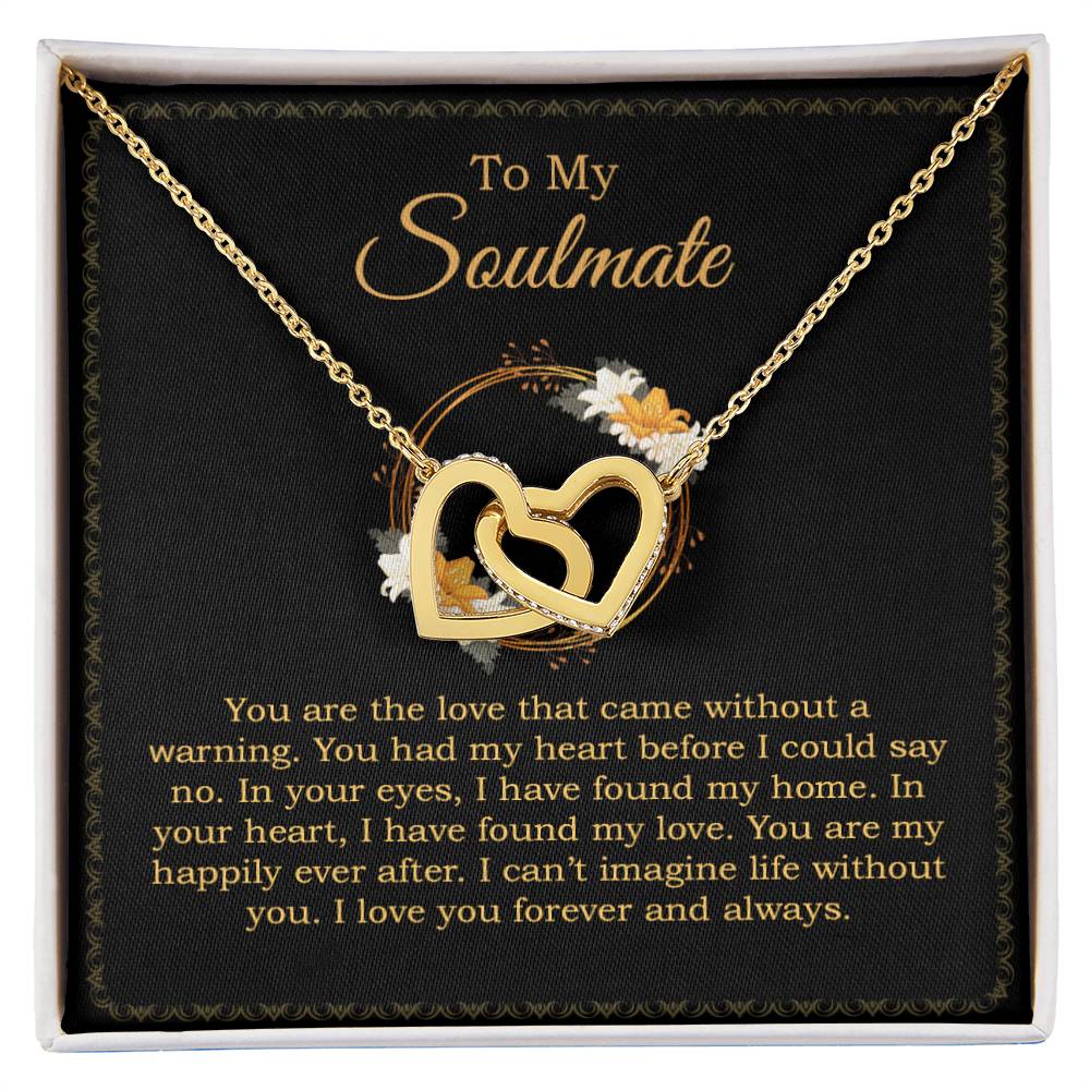 To My Soulmate Necklace, Soulmate Gift, Soulmate Necklace, Gift for Wife 1-10