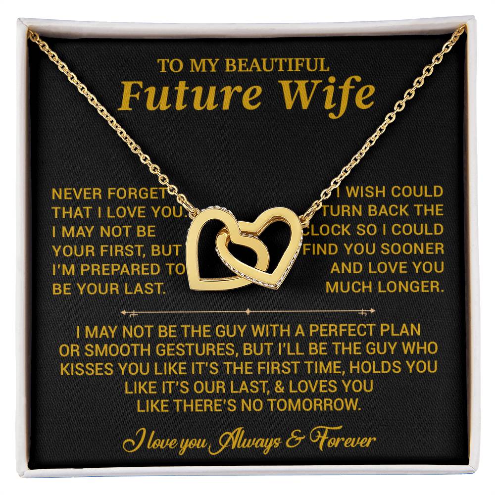 To My Beautiful Future Wife Necklace, Anniversary Birthday Christmas Gift for Her 26_6_Gold